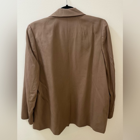 Madewell tan oversized blazer large Nwt - Picture 6 of 7